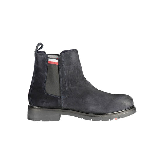 Blue Polyester Boot