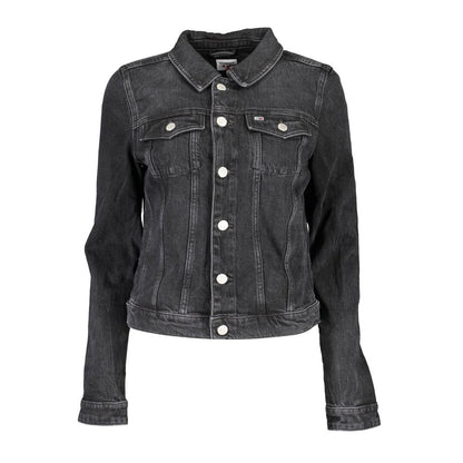 Black Cotton Jackets & Coat