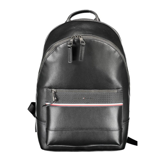Black Polyester Backpack