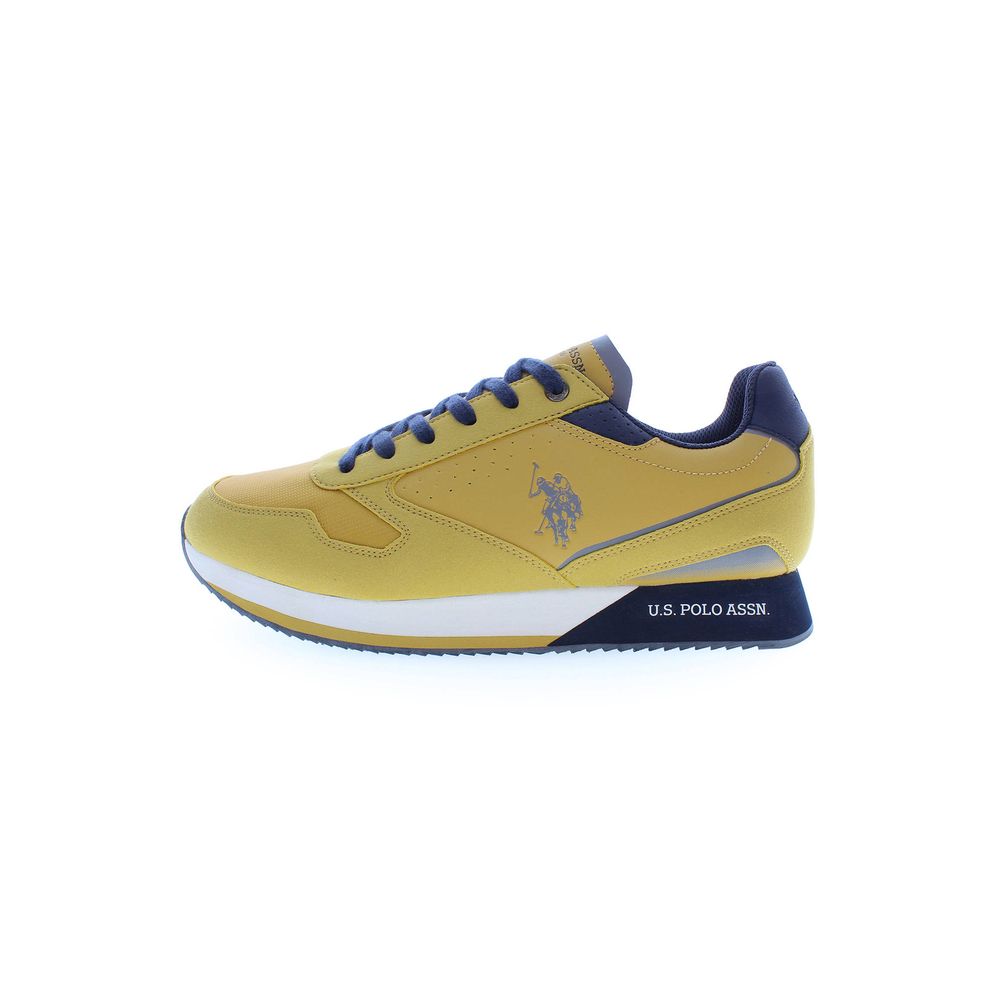 Yellow Polyester Sneaker