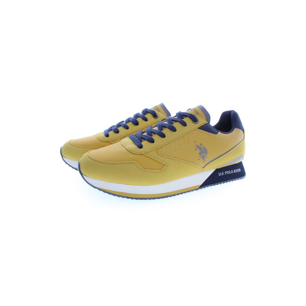 Yellow Polyester Sneaker
