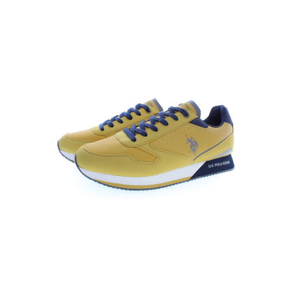 Yellow Polyester Sneaker