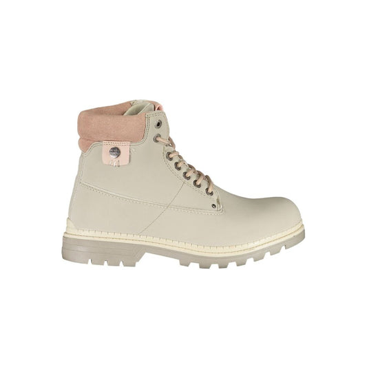 Gray Polyester Boot