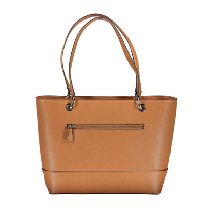 Brown Polyethylene Handbag