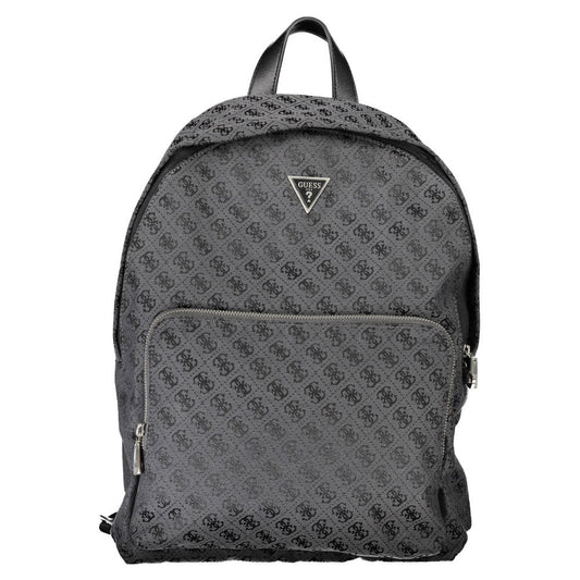 Black Polyester Backpack