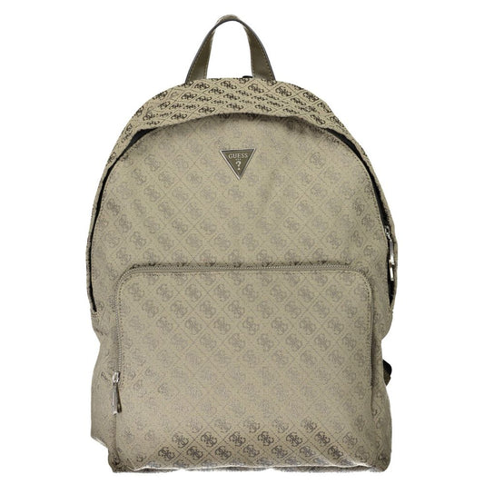Green Polyester Backpack
