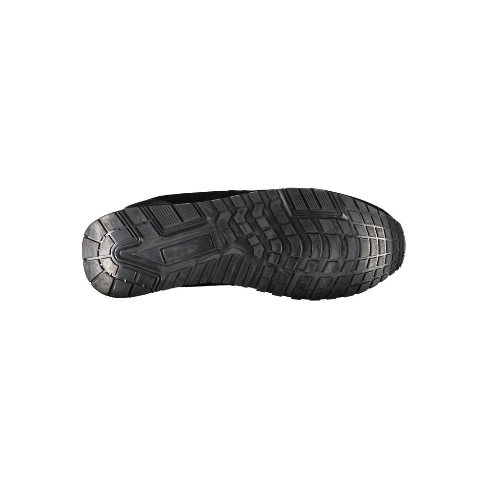 Black Polyester Sneaker