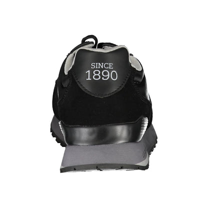 Black Polyester Sneaker