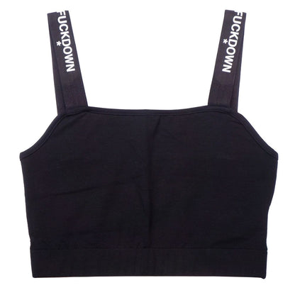 Black Cotton Tops & T-Shirt