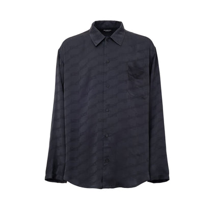 Gray Viscose Shirt