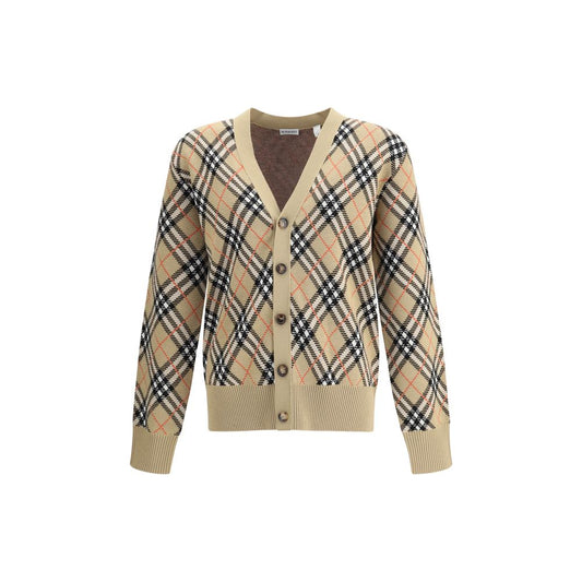 Archive Check wool Cardigan