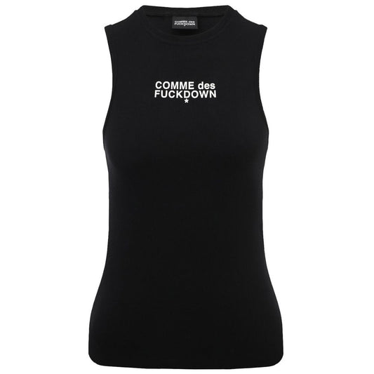 Black Cotton Tops & T-Shirt