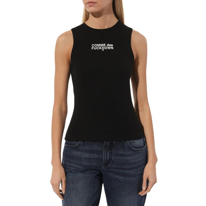 Black Cotton Tops & T-Shirt