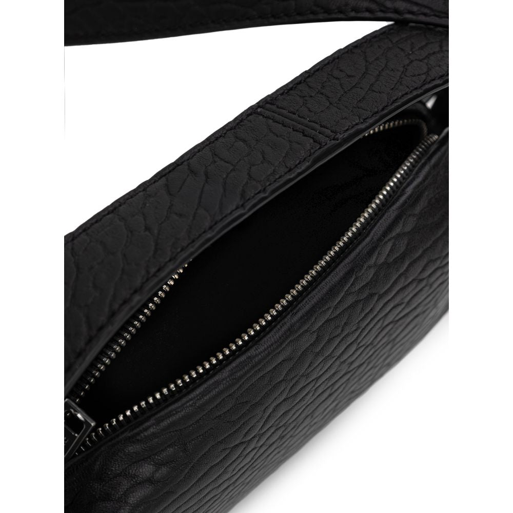 Black Leather Shoulder Bag