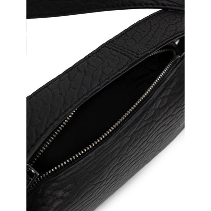 Black Leather Shoulder Bag