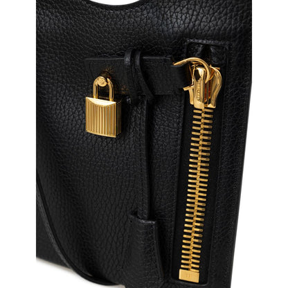 Black Leather Shoulder Bag