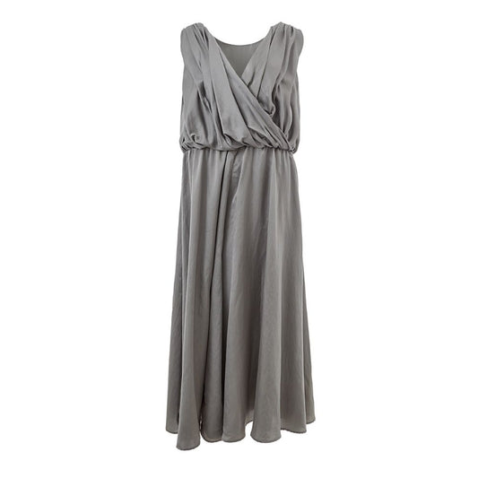 Gray Silk Long