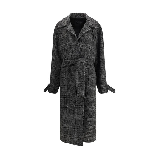 Check long Coat