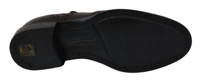 Elegantes zapatos de vestir Derby con punta de ala en color burdeos