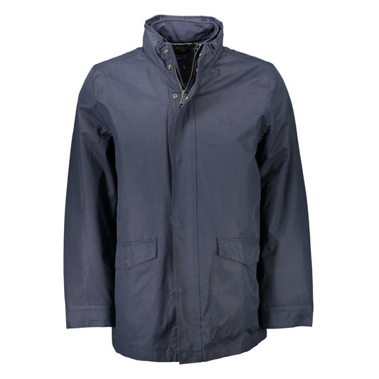 Blue Polyester Jacket