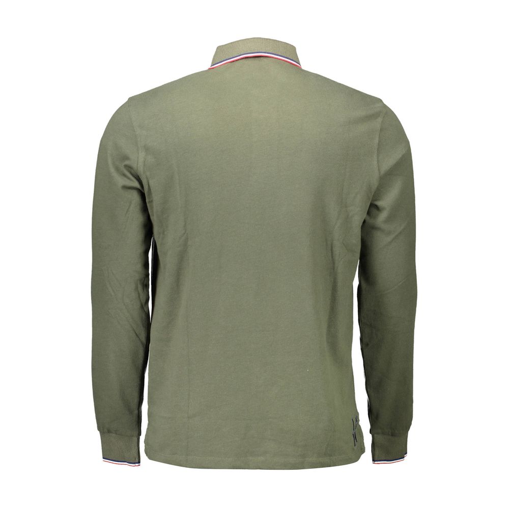 Green Cotton Polo Shirt