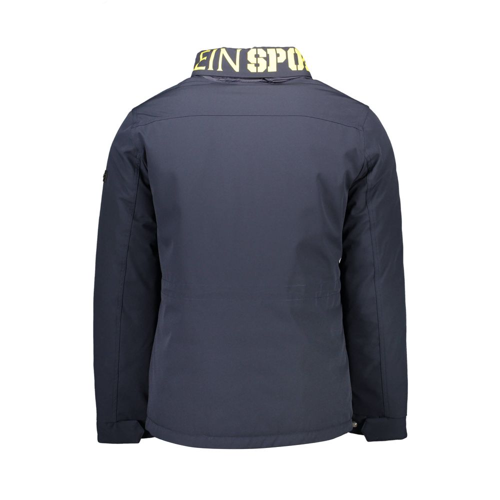 Blue Polyester Jacket