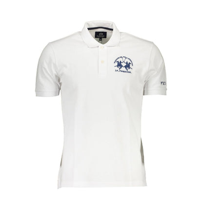 White Cotton Polo Shirt