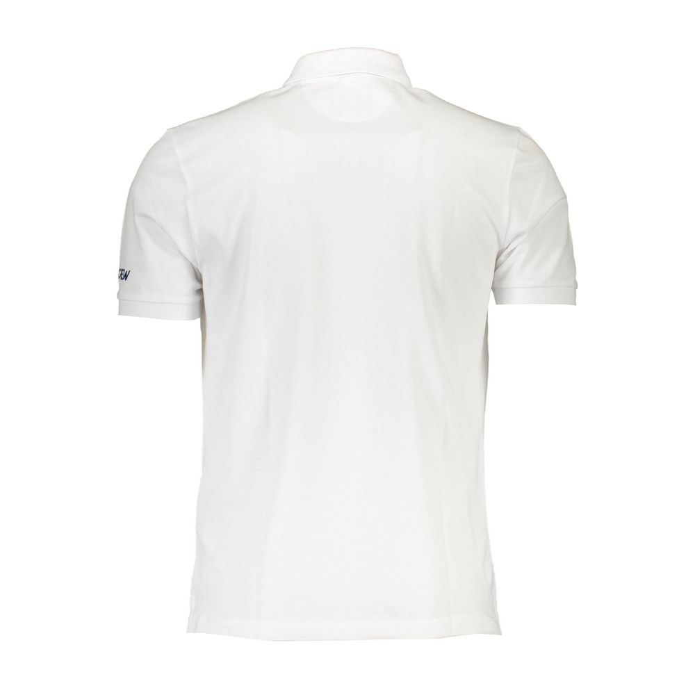 White Cotton Polo Shirt