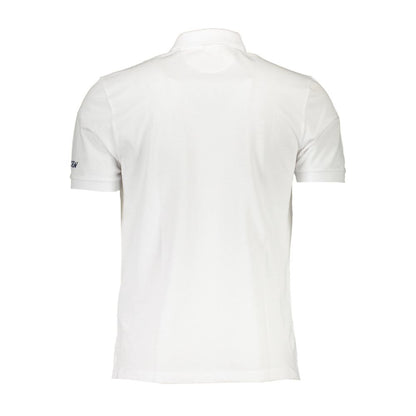 White Cotton Polo Shirt