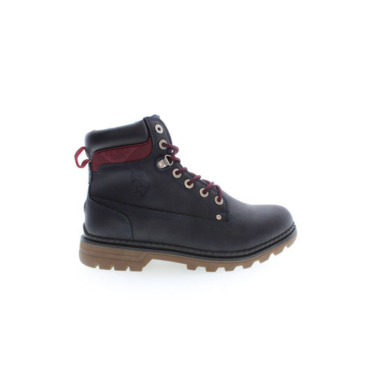 Blue Polyester Boot