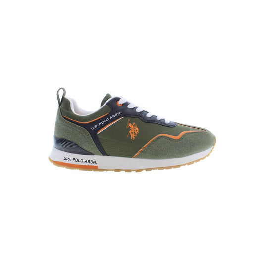 Green Polyester Sneaker