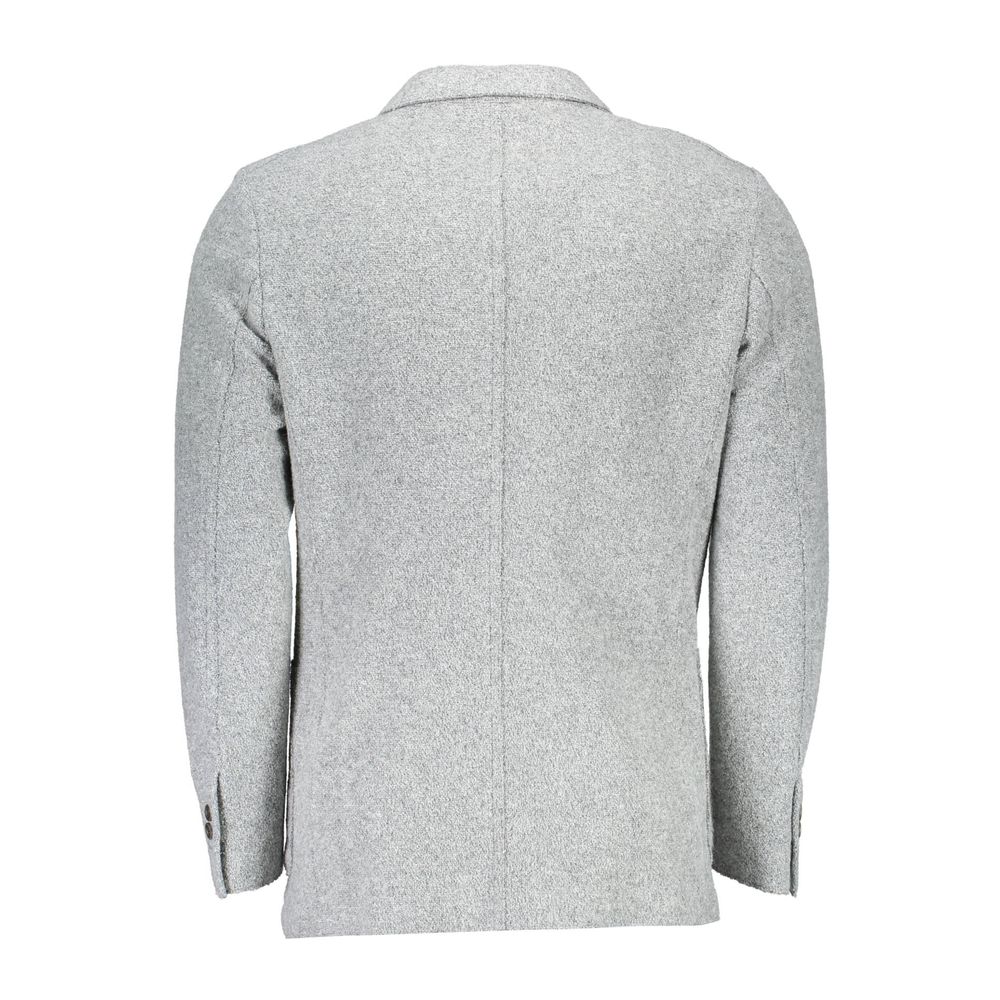 Gray Polyester Jacket