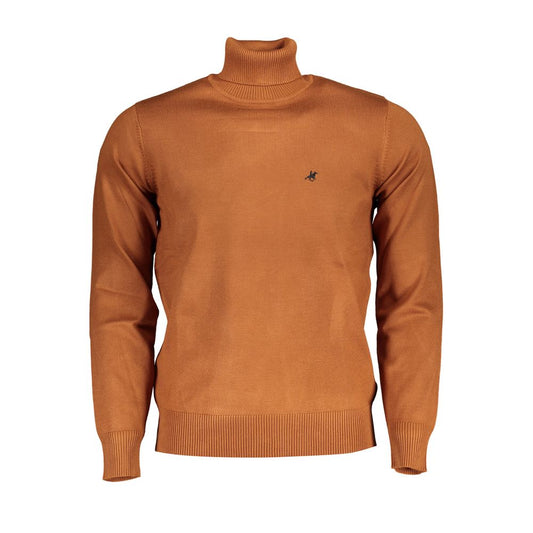 Brown Nylon Sweater