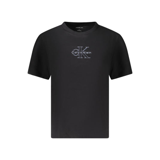 Black Cotton Tops & T-Shirt