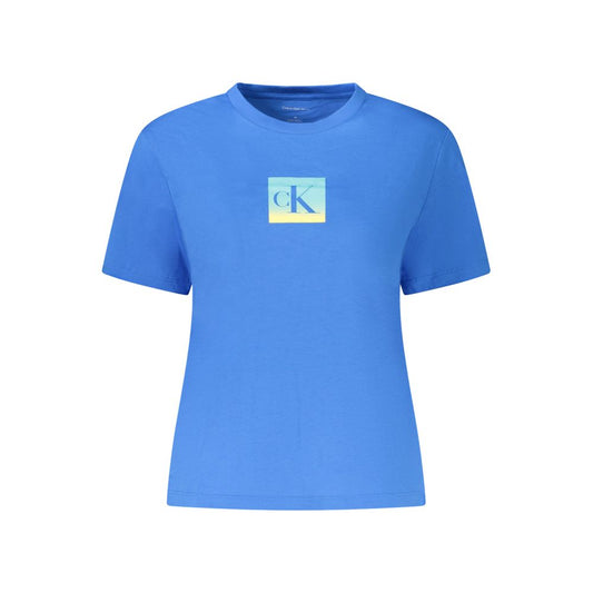Blue Cotton Tops & T-Shirt