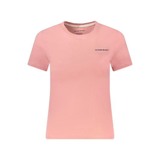 Pink Cotton Tops & T-Shirt