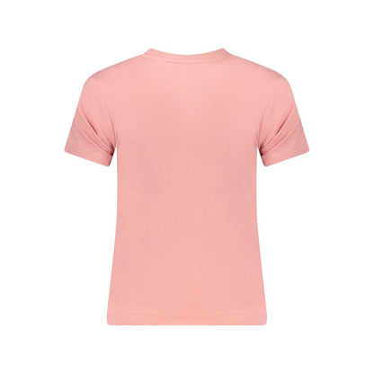 Pink Cotton Tops & T-Shirt