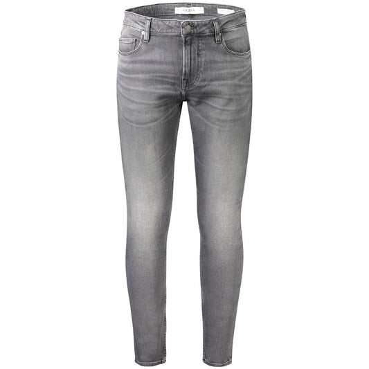Gray Cotton Jeans & Pant