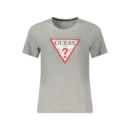 Gray Cotton Tops & T-Shirt