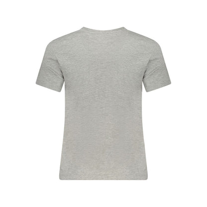 Gray Cotton Tops & T-Shirt
