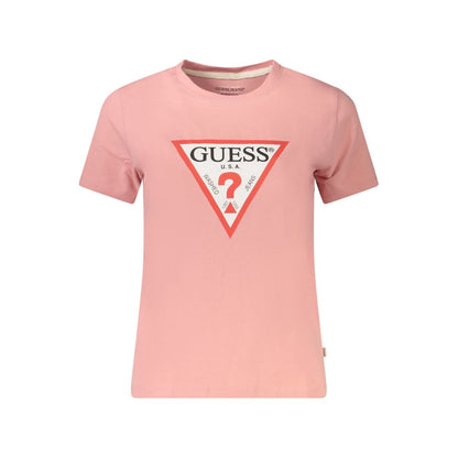Pink Cotton Tops & T-Shirt
