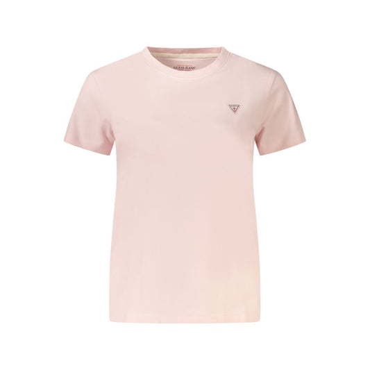 Pink Cotton Tops & T-Shirt