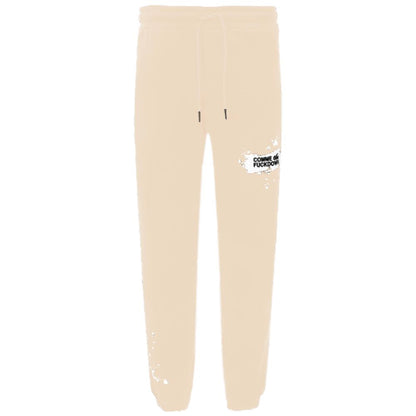 Beige Cotton Jeans & Pant
