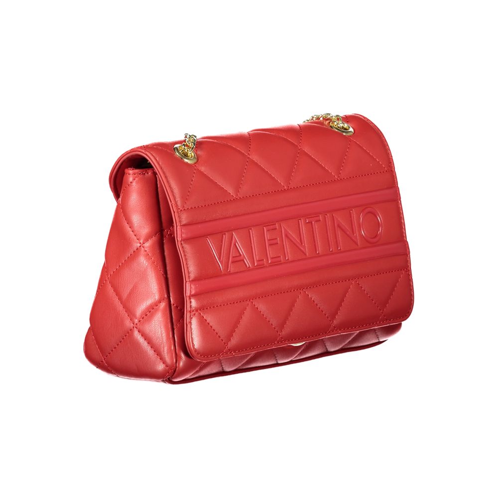 Red Polyethylene Women Handbag