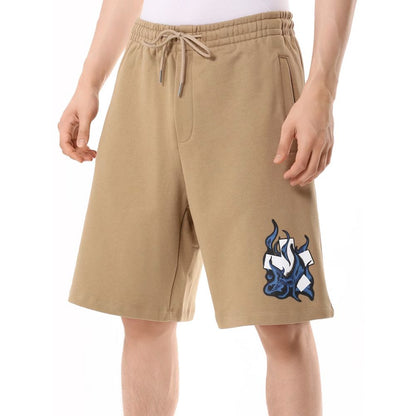 Brown Cotton Short