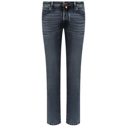 Blue Cotton Jeans & Pant