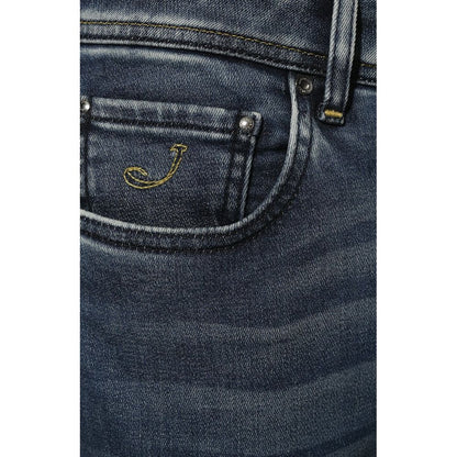 Blue Cotton Jeans & Pant