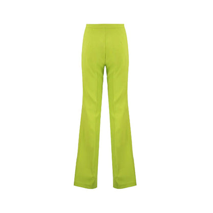 Green Polyester Jeans & Pant