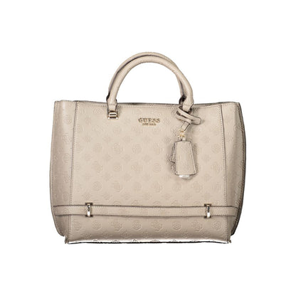 Brown Polyethylene Women Handbag