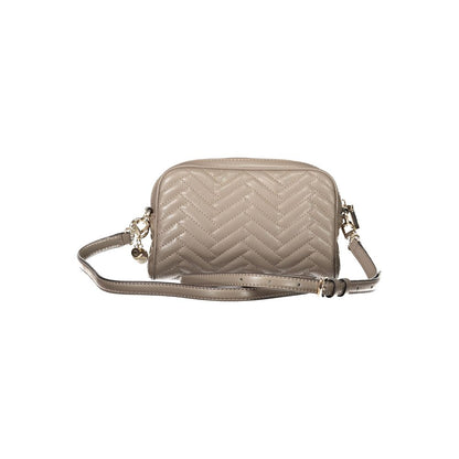 Brown Polyethylene Women Handbag